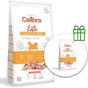 Calibra Dog Life Adult Small Breed Lamb 6 kg + 1, 5 kg ZADARMO