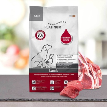 PLATINUM Супер премиум храна Platinum Adult Lamb & Rice със 70% прясно агнешко месо, годно за човешка консумация, 1.5kg