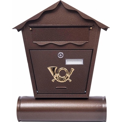 J.A.D. Tools ST101 Poštovní schránka se špičatou stříškou, bronz