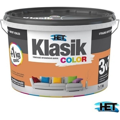 HET KLASIK COLOR 7 + 1 kg oranž pomerančový