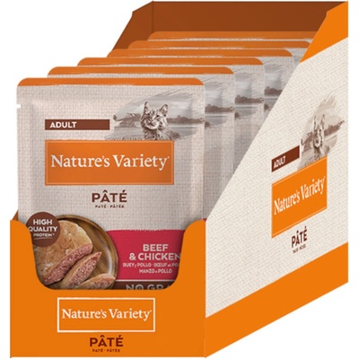 Nature´s variety Original cat s hovezim a kuretem 12 x 70 g