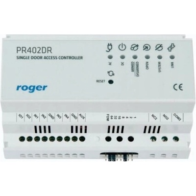 Prístupový kontrolér na DIN lištu pre jeden priechod Roger PR402DR EC-03893