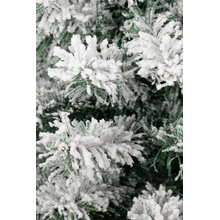 Stromček MagicHome Vianoce Snowy, jedľa v jute, zasnežený, 60 cm