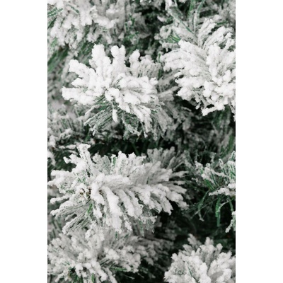 Stromček MagicHome Vianoce Snowy, jedľa v jute, zasnežený, 60 cm