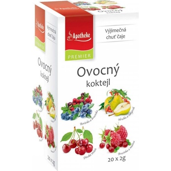 Apotheke Ovocný koktail 4v1 20 x 2 g