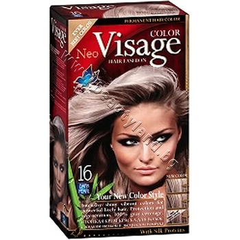 Боя за коса Visage Fashion Permanent Hair Color, 16 Dark Pearl, p/n VI-206016 - Трайна крем-боя за коса, тъмна перла (VI-206016)