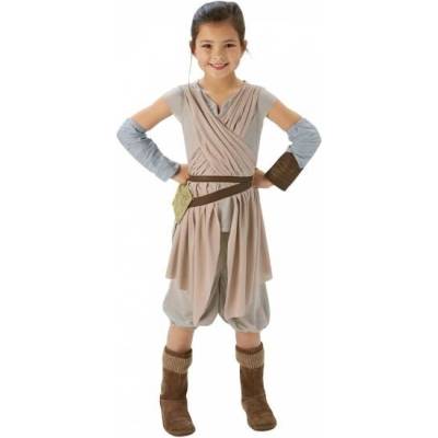 Rubies Детски карнавален костюм Rubies STAR WARS Rey Deluxe Размер M-L