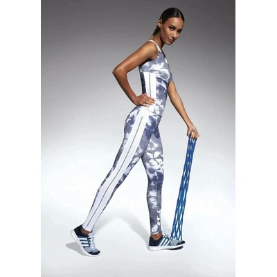 Bas Bleu dámské sportovní legíny Code white-grey