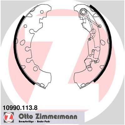 Sada brzdových čeľustí ZIMMERMANN 10990.113.8