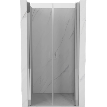 Mexen Mist пантиращи врати за душ 85 см, прозрачни, хром - 8A7-085-000-01-00 (8A7-085-000-01-00)