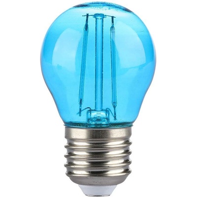 V-TAC LED Крушка 2W Filament E27 G45 Синя - 217412 (217412)