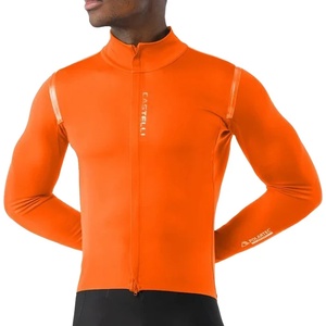 Castelli Мъжко ветрозащитно яке за колоездене Castelli Perfetto 4 Jacket Cycling jacket - Brilliant Orange - размер XL (051-1495-0214)