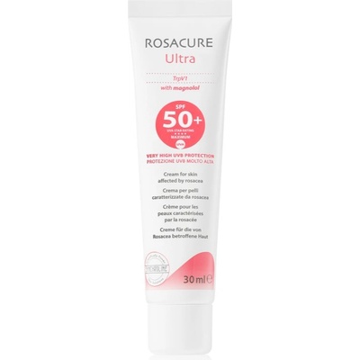 Synchroline Rosacure Ultra защитен крем за чувствителна кожа със склонност към почервеняване SPF 50+ 30 гр