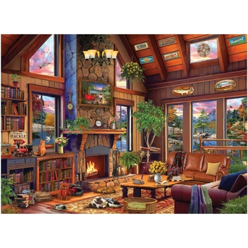Anatolian - Puzzle David Maclean: Wilderness Cabin - 4 000 piese