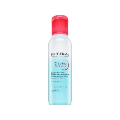 BIODERMA Créaline мицеларна вода за отстраняване на грим H20 Yeux Biphase Micellaire Démaquillant Waterproof 125 ml
