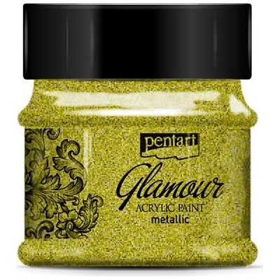 Akrylová barva Glamour metalická 50ml antique gold