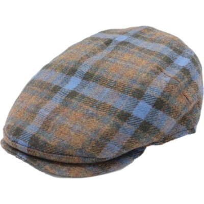 Fiebig Headwear since 1903 pánská kostkovaná vlněná bekovka