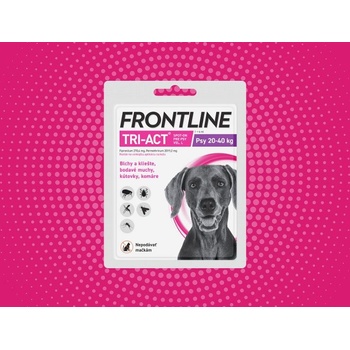 Frontline Tri-Act Spot-On Dog L 20-40 kg 1 x 4 ml