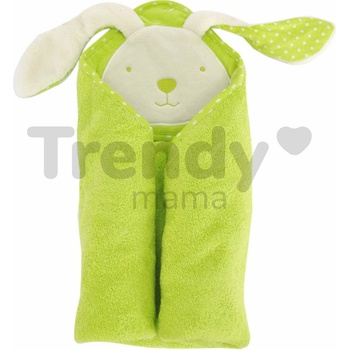 toTs-smarTrike detská osuška s kapucňou zajačik zelená