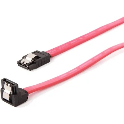Gembird SATA кабел за данни с метални скоби 90 CC-SATAM-DATA90-0.3M (CC-SATAM-DATA90-0.3M)