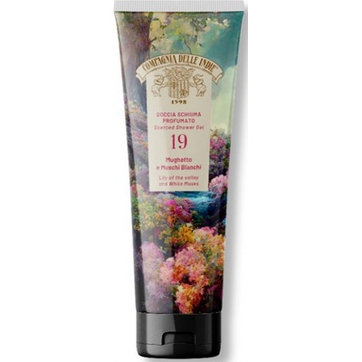 Compagnia Delle Indie 19 Lily of the Valley and White Musks parfémovaný sprchový gel 250 ml