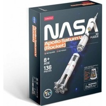 CubicFun 3D puzzle NASA: Raketa Apollo Saturn 136 ks