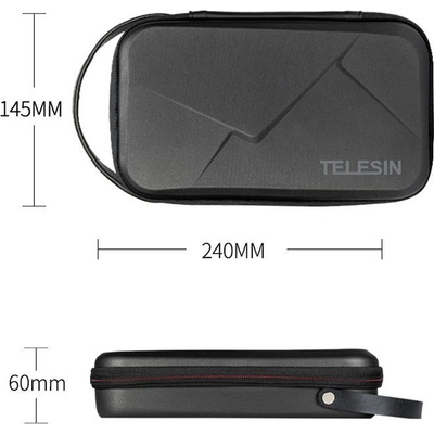 TELESIN Combo přenosné pouzdro pro GoPro / Insta360 / Action 2 / Osmo Action / SJCAM GP-PRC-278 – Zboží Mobilmania