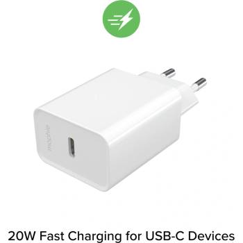 mophie Зарядно Mophie Essentials ACC PWR Adapter USB-C 20W PD (409911856)