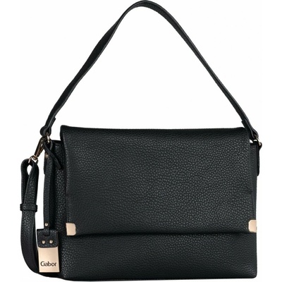 Gabor Gela Flap Bag M Black elegantní černá dámská kabelka 011648