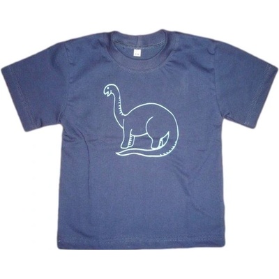 chlapecké tričko dino tmavě modré