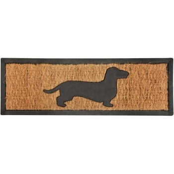 ESSCHERT DESIGN BEST FOR BOOTS s kokosovým vláknem jezevčík černá s přírodní 75 x 25 cm