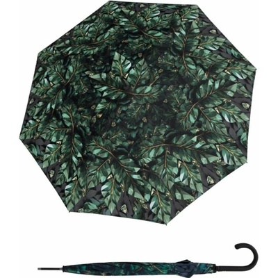 Doppler Fiber Flex Long AC Imperial Crystal Leaves dámsky palicový vystreľovací dáždnik