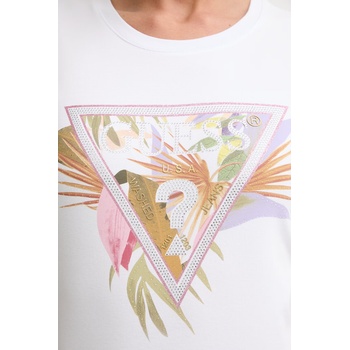 Guess тениска дамска от памук с еластан PALM (W6YI26.K4345)