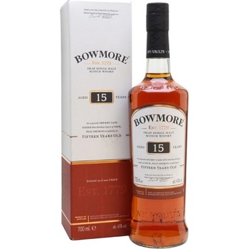 Bowmore 15y 43% 0,7 l (kartón)