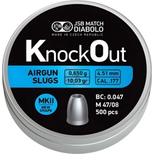 Diabolky JSB Knockout Slugs 177 MKII 4,51 mm 500 ks