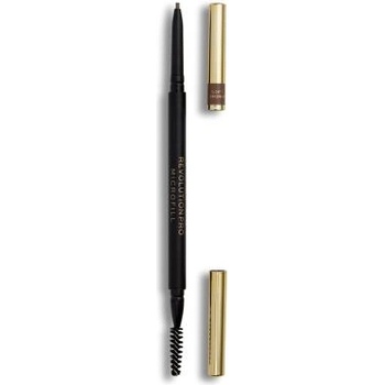 Revolution Pro Microfill Eyebrow Pencil двустранен молив за вежди 0.1 g нюанс Soft Brown