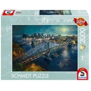 Schmidt Spiele Thomas Kinkade Studios: Book Over Manhattan (1000 Pieces)
