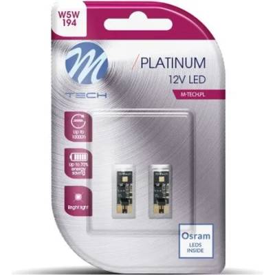 m-tech LED W5W 2xHP CANBUS White комплект (LB802W)