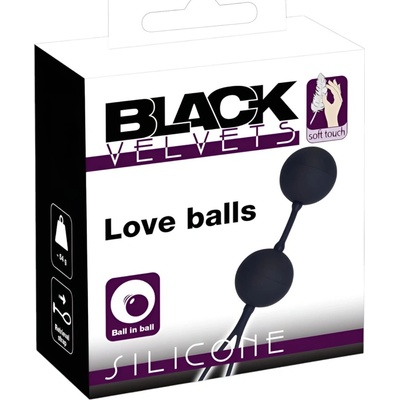 Black Velvets Balls Silicone