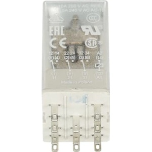ABB Щепселно реле abb cr-m230ac3, 10a/230vac, 3no (m518416)