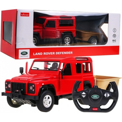 Rastar RC auto Land Rover Defender RTR červená 1:14