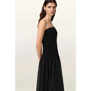 AllSaints рокля по тялото с вискоза TEGAN (W183DE)