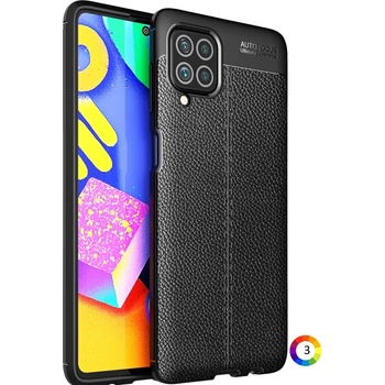 Samsung Galaxy M62 / Galaxy F62 Удароустойчив Litchi Skin Калъф и Протектор