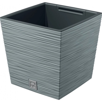 Prosperplast Květináč FURU SQUARE LOW 24 cm betonový