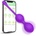 SuperLove Premium Kegel Exercise Balls with Vibrations & App Purple