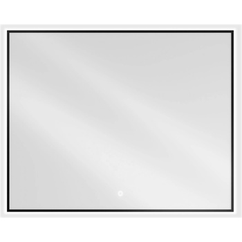 Mexen Erma осветено огледало за баня 100 x 80 см, LED 6000K, анти-мъгла, черна рамка - 9814-100-080-611-70 (9814-100-080-611-70)