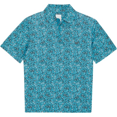 Callaway Boys All Over Golf printed Polo River blue