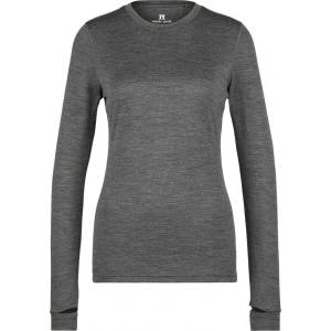 Heber Peak Дамско мериносово термобельо Heber Peak Women's Merino190 RootHe. L/S Merino base layer - Dark Smoke Melange - размер 4XL (115-1894-0318)