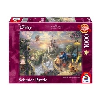 Schmidt Spiele Thomas Kinkade Studios: Disney Dreams Collection -Die Schöne und das Biest (1000 Teile)