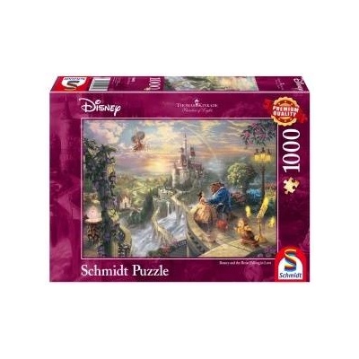 Schmidt Spiele Thomas Kinkade Studios: Disney Dreams Collection -Die Schöne und das Biest (1000 Teile)